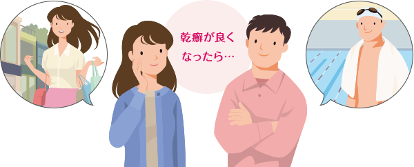 イメージ:患者さんが具体的な目標を持っている場面