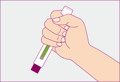 ペンを離します。