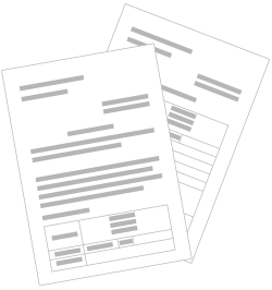 イメージ:書類のイラスト