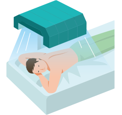 イメージ:光線療法のイラスト