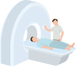 イメージ：MRI検査のイラスト