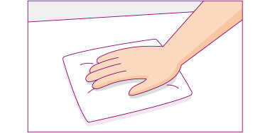 明るく、平らな場所を選んで清潔にしてください。