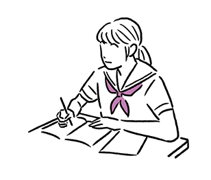 イメージ：集中して勉強ができるようになる