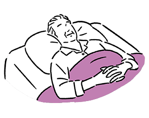 イメージ：朝までぐっすり眠れる