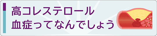 高コレステロール血症ってなんでしょう